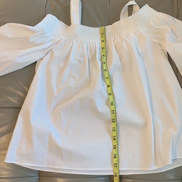 Loft white cold shoulder top - Picture 5 of 7